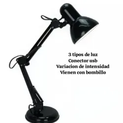 Lámpara campana para mesa u escritorio. 