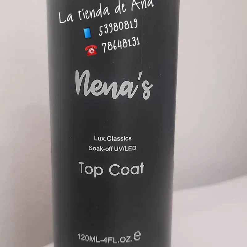 Pinta de Top Coat Nena's 120 ml 