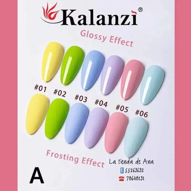 Pinturas Kalanzi 10 ml gama A