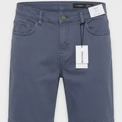 Bermuda Slim Azul Grisáceo