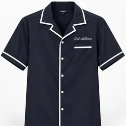 Camisa Bowling Navy “LA Athletics”