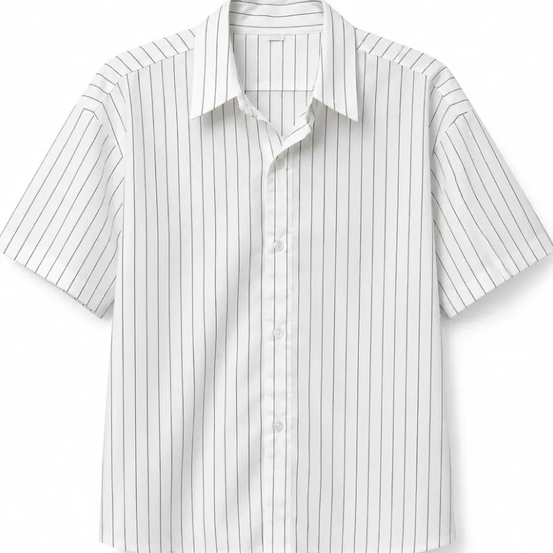 Camisa Rayas Finas Blanca