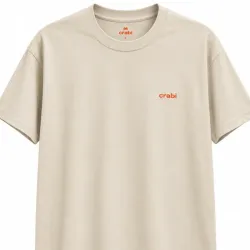 Camiseta Básica "Crabi Minimal White"