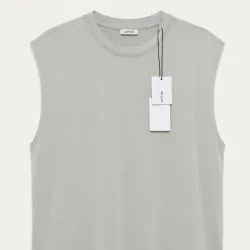 Camiseta Sin Mangas Básica "Essential Sage"
