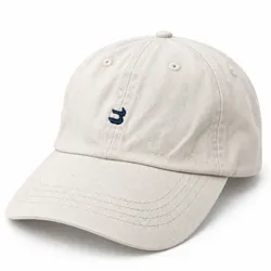 Gorra beige minimalista