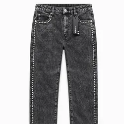 Jeans Negro con Tachas