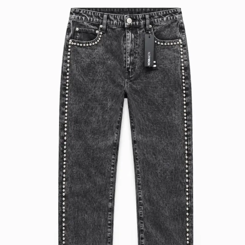 Jeans Negro con Tachas