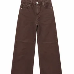 Jeans wide leg gris lavado