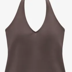 Top Halter Básico carmelita de Cuello V