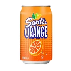 Refresco. Lata de Naranja