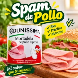Spam enlatado de pollo 340 g