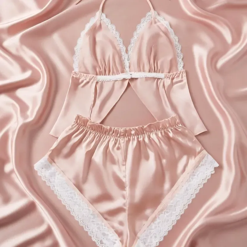 Blush Satin Set - Talla S y M