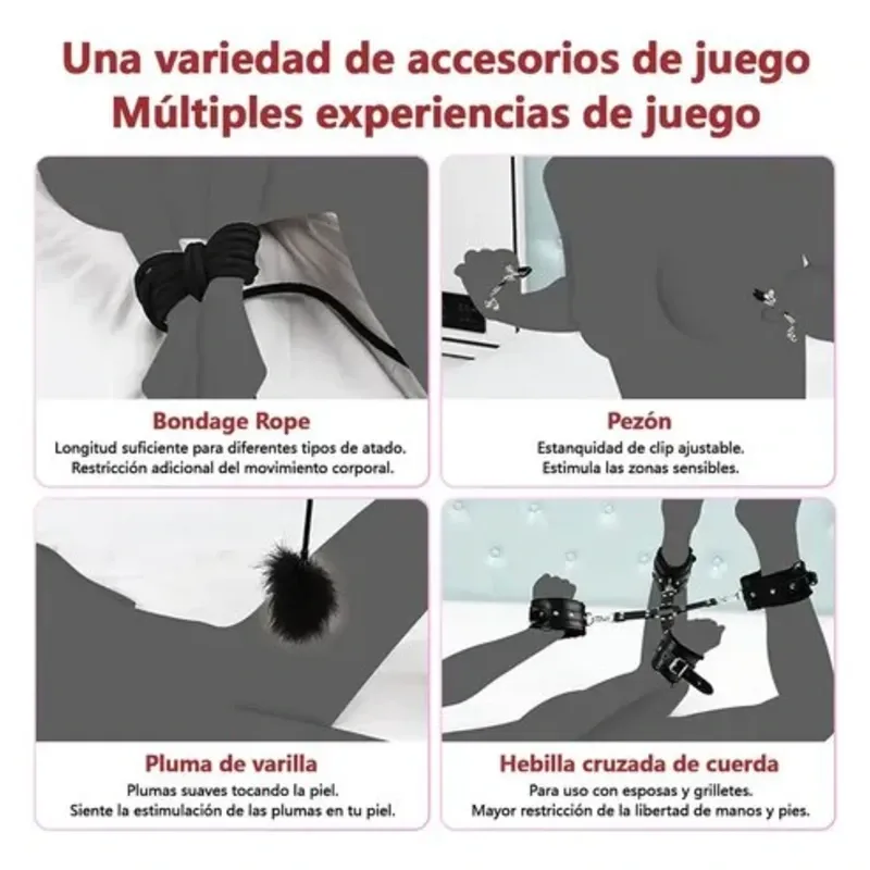 Kit de BDSM (10 piezas)⛓️⛓️‍💥