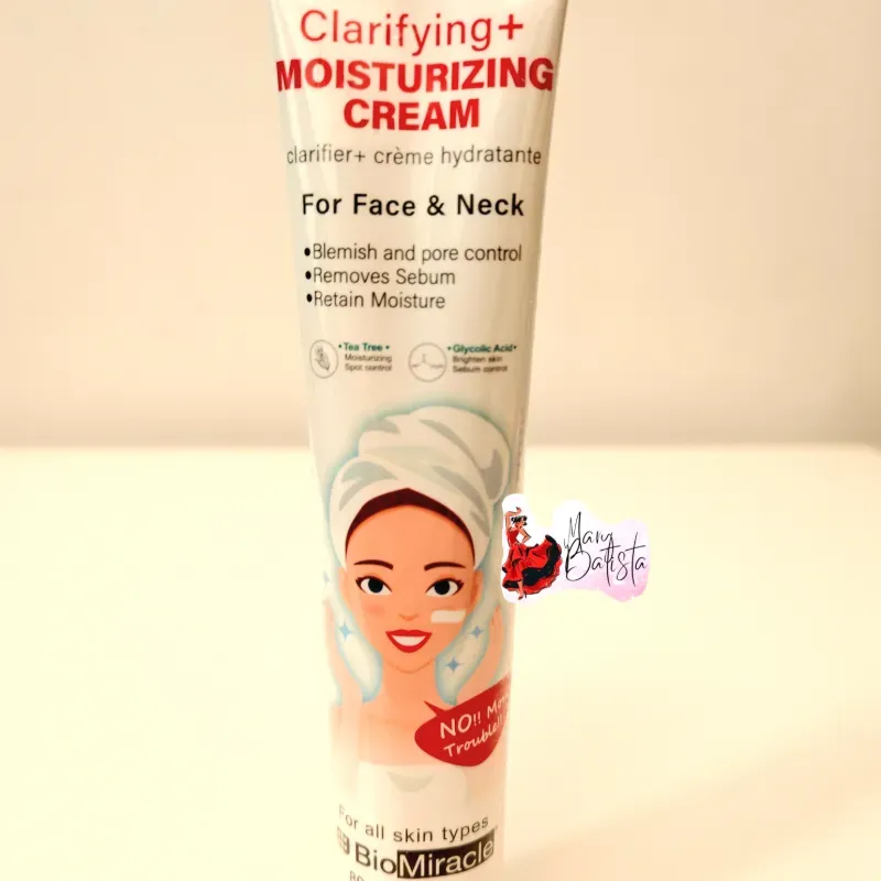 Crema facial Biomiracle antimperfecciones con ácido glicólico y árbol de té