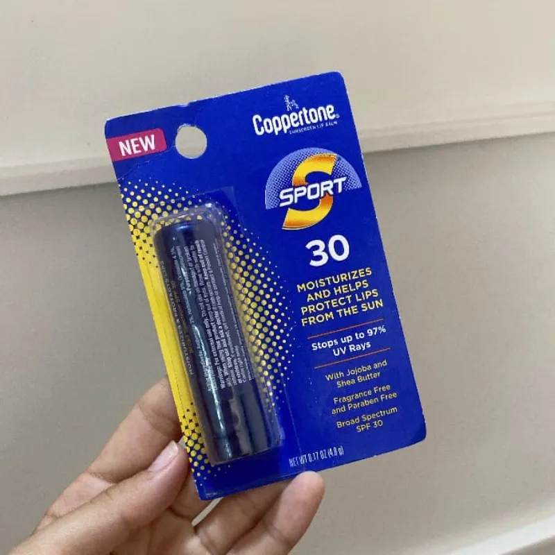 ☀️Bálsamo labial hidratante con protección solar spf 30.