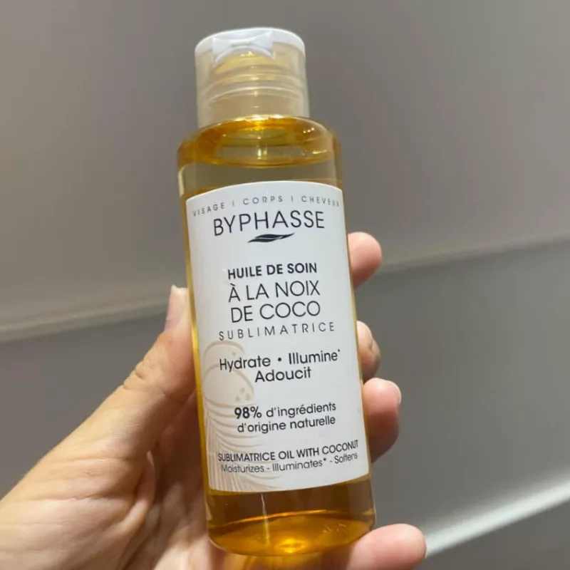🥥 Byphasse Aceite de Cuidado Sublimador con Aceite de Coco