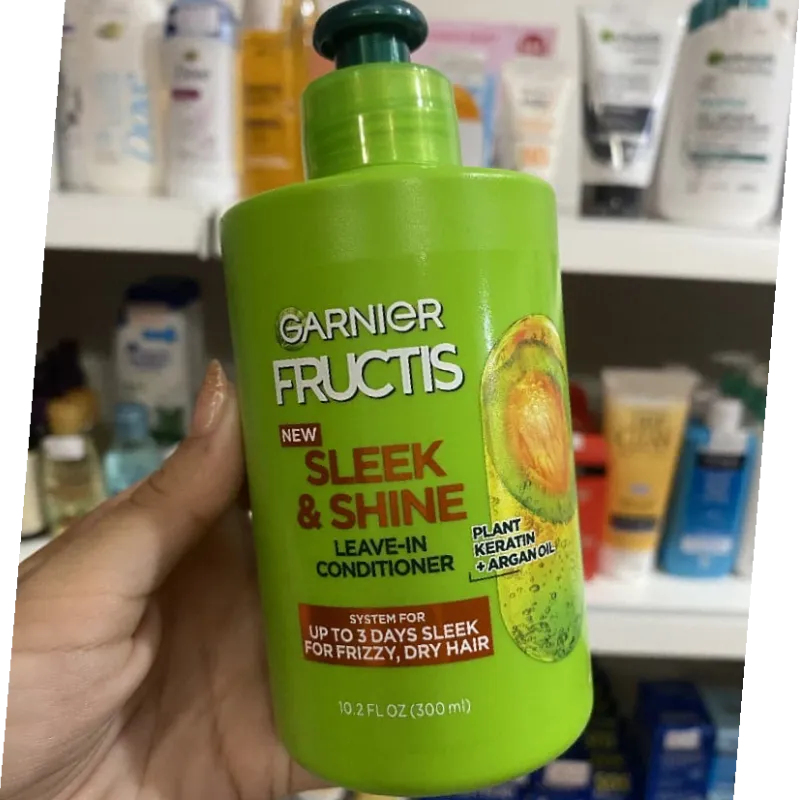 Crema peinadora Garnier Fructis Sleek & Shine