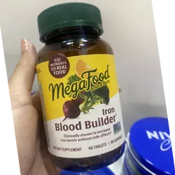 MegaFood - Fortalecedor de la sangre - Suplementos diarios de hierro y multivitaminas