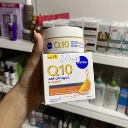 🧡 NIVEA Q10 Antiarrugas Energy – Crema de Día Iluminadora SPF 15