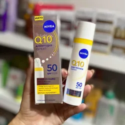 ☀️ NIVEA Q10 Antiarrugas Expert SPF 50 – Fluido UV Diario