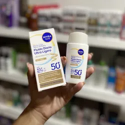 ☀️ NIVEA SUN Fluido Diario Ultra Ligero SPF 50+ – Tono Medio