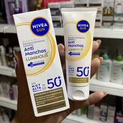 ☀️ NIVEA Sun Protección Facial Experta Anti-Manchas Luminous 630 – SPF 50+