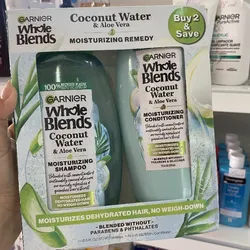 Set de Shampoo y Acondicionador Whole Blends Coconut Water & Aloe Vera Extracts Collection