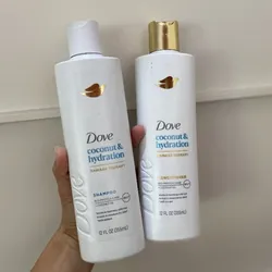 Sistema de champú y acondicionador Dove Coconut & Hydration