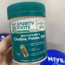 SmartyPants - Cápsulas multivitamínicas prenatales