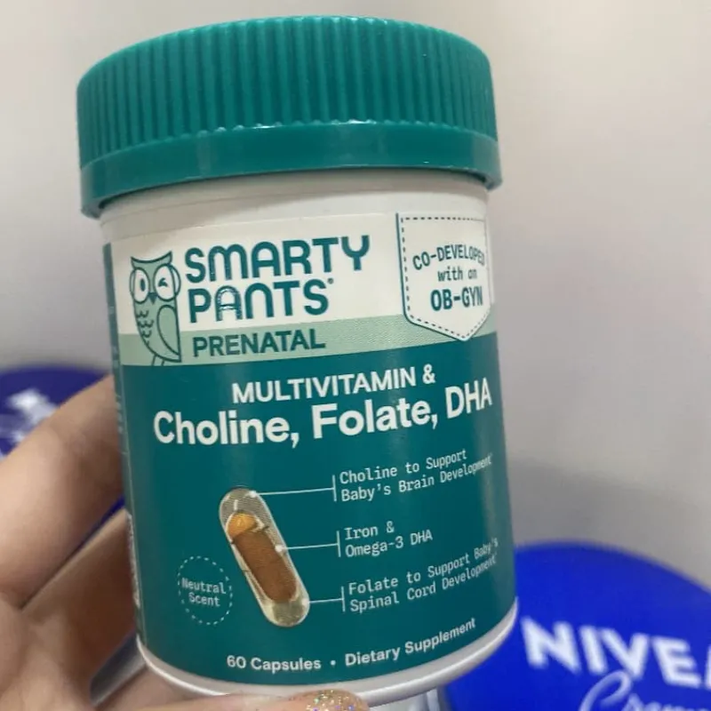 SmartyPants - Cápsulas multivitamínicas prenatales