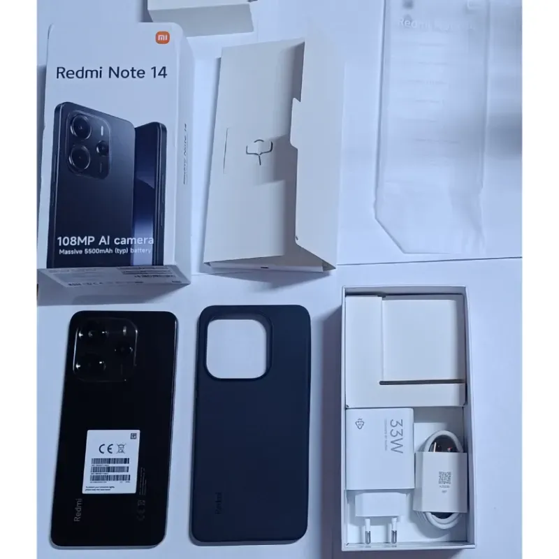REDMI NOTE 14 6/128GB MIDNIGHT BLACK (GLOBAL)