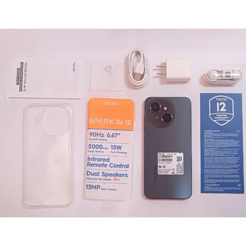 TECNO SPARK GO 1s 3/64GB  68  STARTRAIL BLACK KL4h