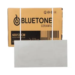 Caja de losa de cerámica vanity silver matt 600 mm x 1200 mm Bluetone (2 U)
