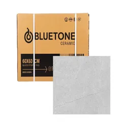 Caja de losas de cerámica meek pearl pulida 600 mm x 600 mm Bluetone (4 U)