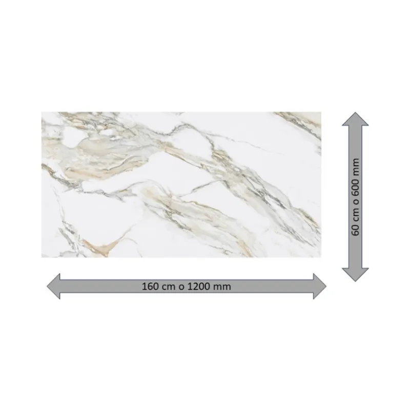 Caja de losas de cerámica portofino polish 600 mm x 1200 mm Bluetone (2 U)