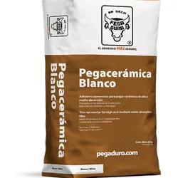 Cemento cola Pegaceramico Blanco 20 kg