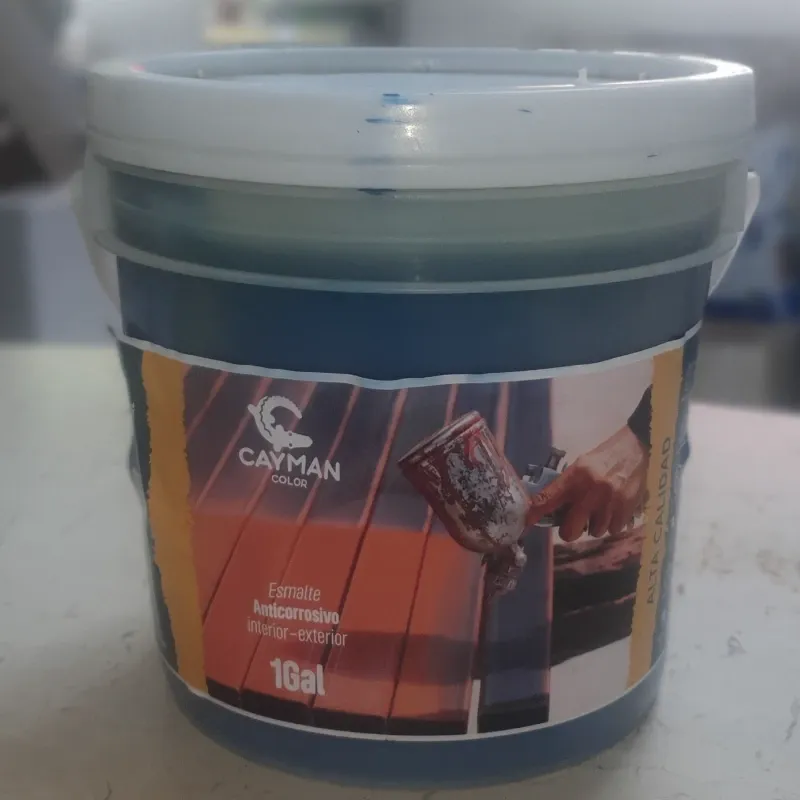 Esmalte Anticorrosivo azúl 4lts