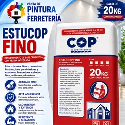 ESTUCOP FINO 20 kg MASILLA