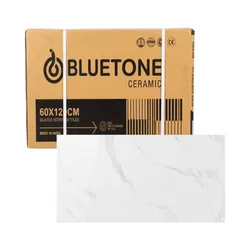 Losas de cerámica Mármol Carrara pulido Bluetone (2 U x 600 mm x 1200 mm)