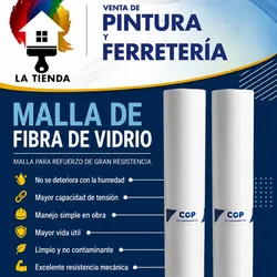 Malla de fibra de Vidrio 50 mts