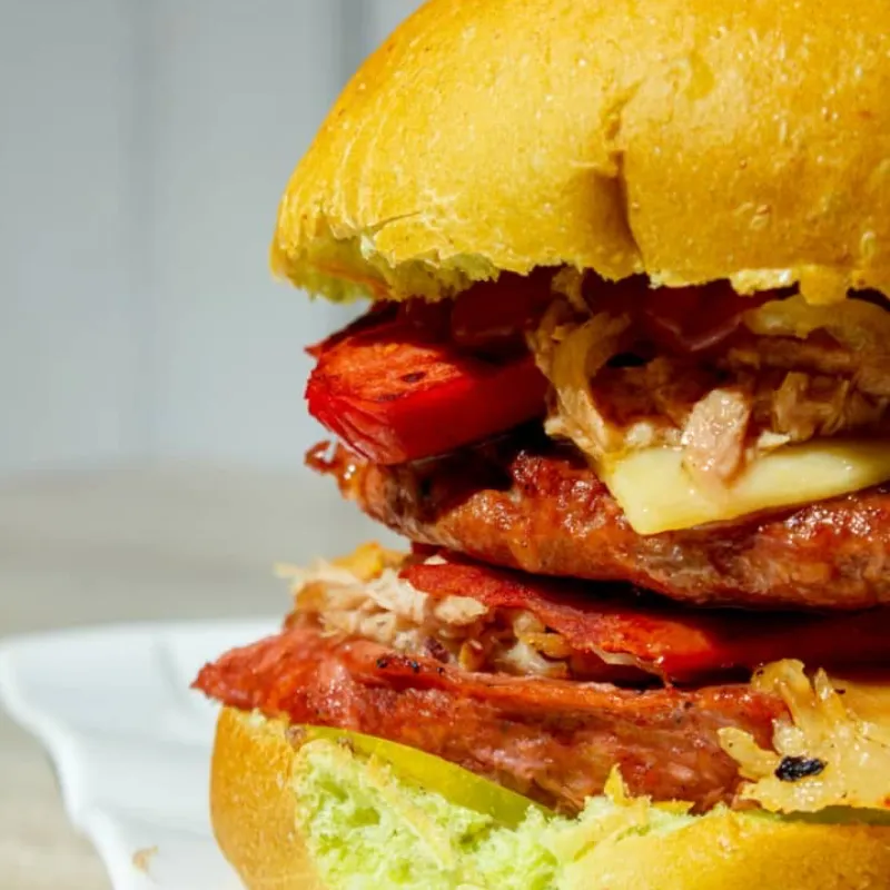 Hamburguesa Cacique 