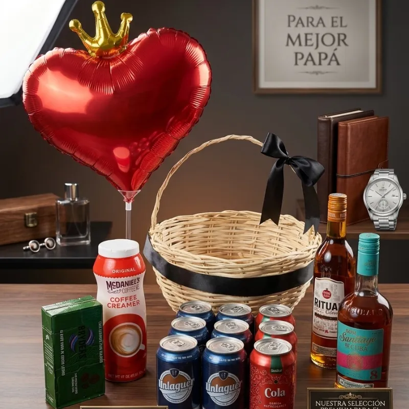 Canasta de regalo para papá 🎁