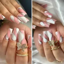Uñas acrílicas largas