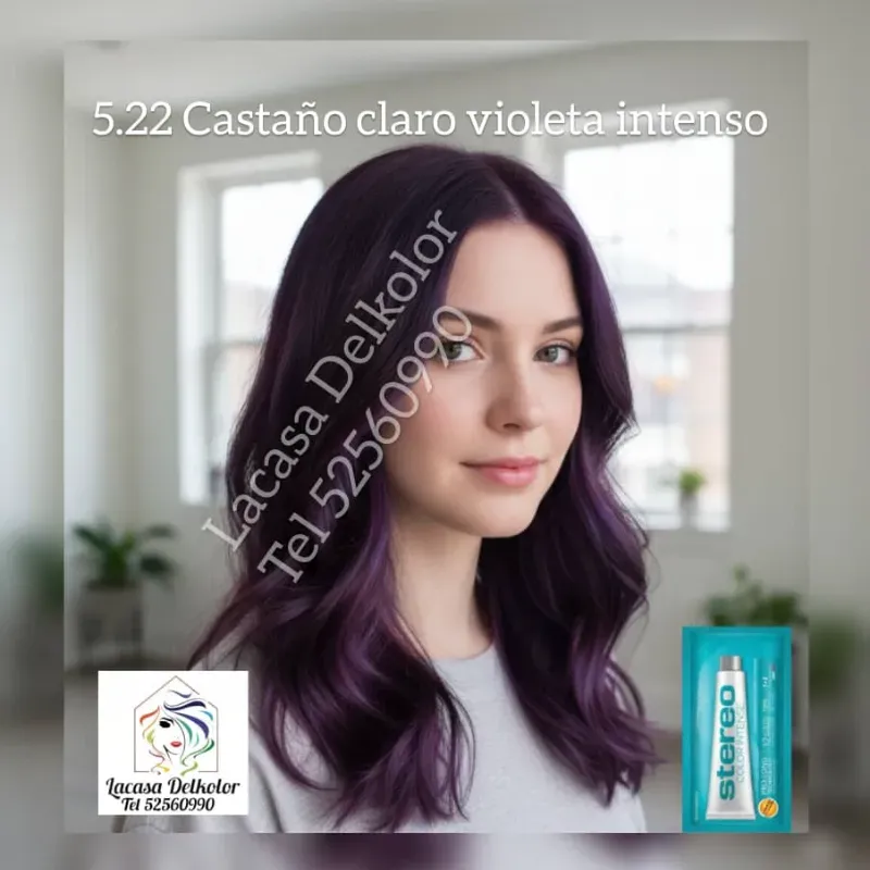 #5.22 castaño claro violeta intenso 
