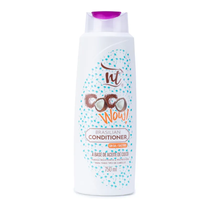 Acondicionador Coco Wow sin sal 500 ml 