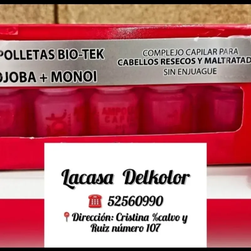 Ampolletas bio-tek jojoba+monoi 10ml