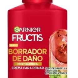 Crema Garnier Fructis Borrador de daño post químico 300ml