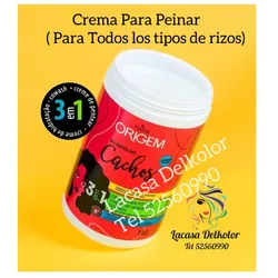 Crema para peinar [Origen] Eu escolho CACHOS 3 en 1 de 1 kg