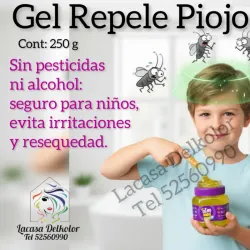 Gel repelente de piojos 250ml