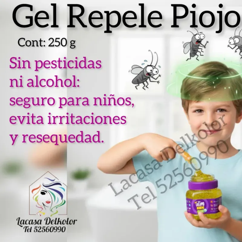 Gel repelente de piojos 250ml